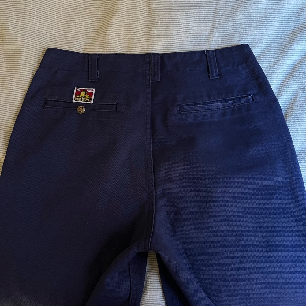 Ben Davis Original Men’s Pants in Blue - Picture 3 of 5